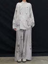 Mutedance 25 Spring/Summer Silk Linen Loose Trousers Series MD-MD25SS81-GREY MD25SS77